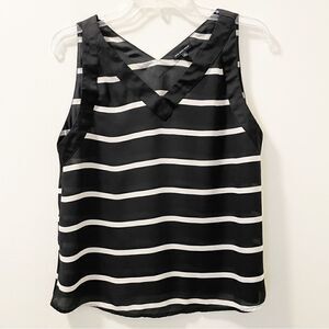 Who What Wear Striped Sleeveless Top - Size Small